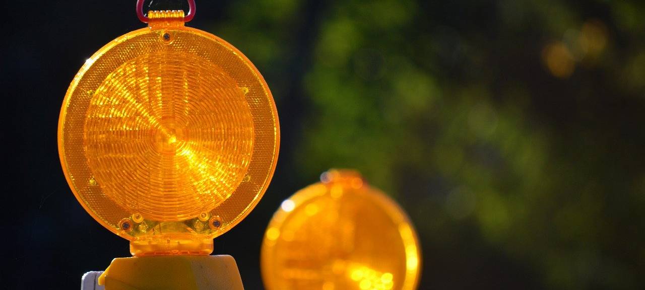 Bauarbeiten auf der Olefstraße