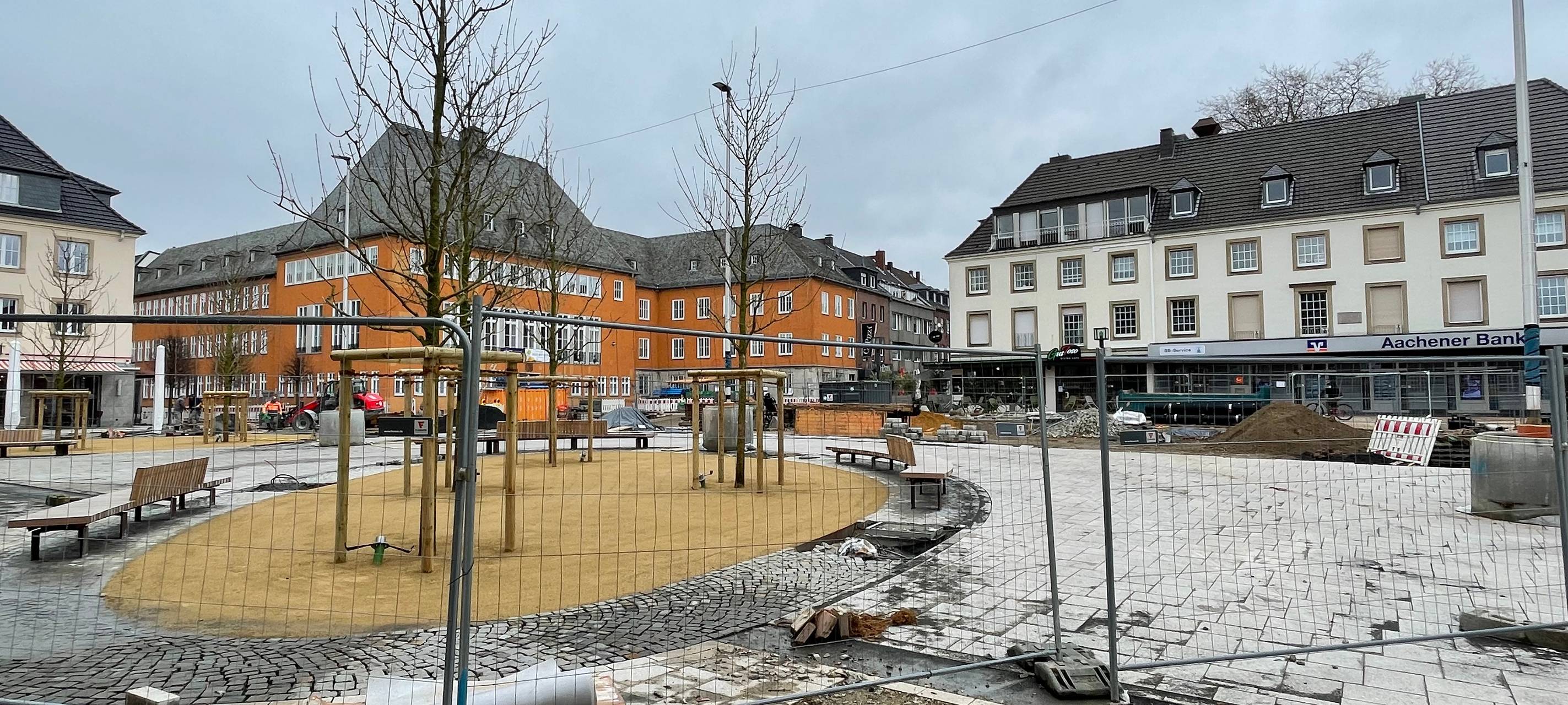 Sperrungen am Jülicher Marktplatz