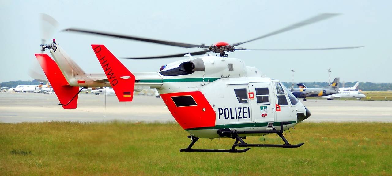 Unfall in Aldenhoven sorgt für Einsatz mit Polizeihubschrauber