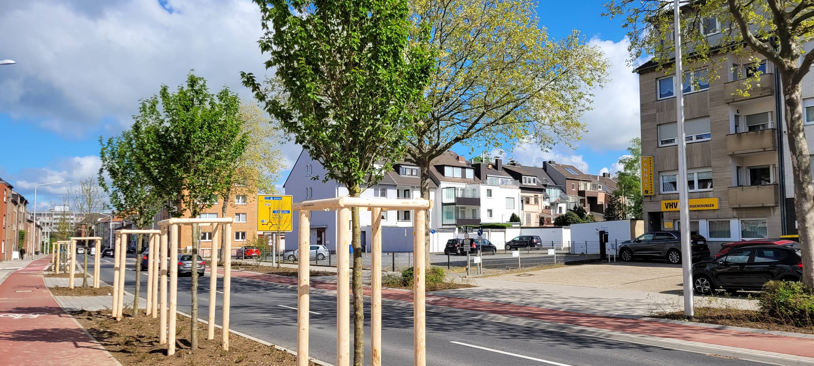 Neues Grün an alter Strecke