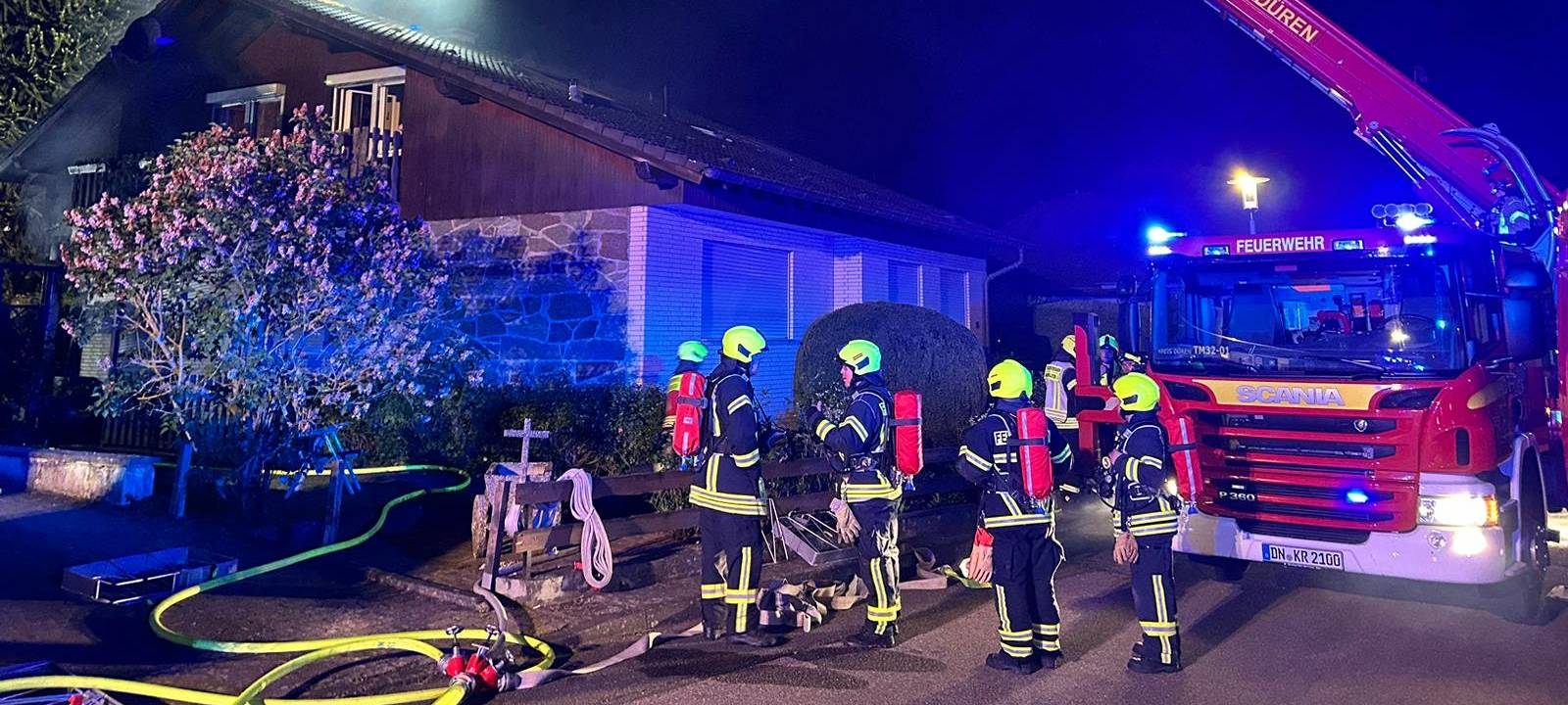 Verletzte bei Brand in Nideggen