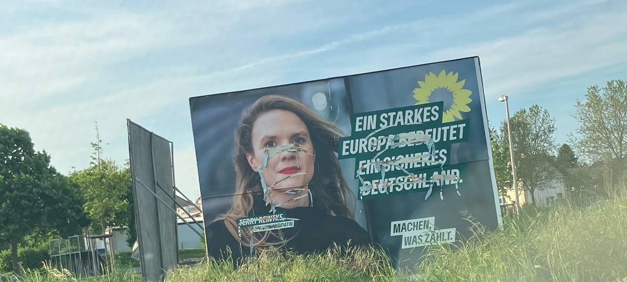 Dürener Grüne mit Strafanzeige wegen beschädigter Plakate