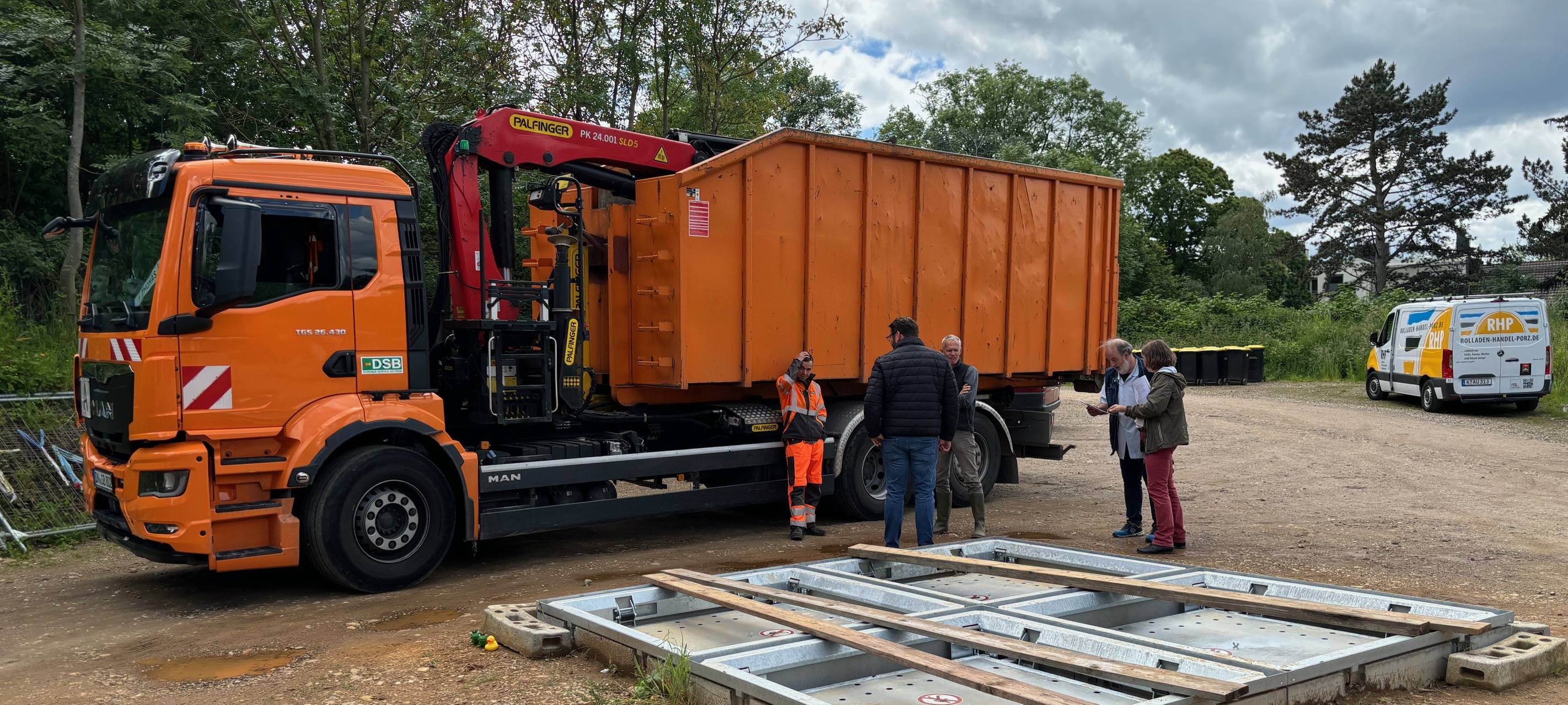 Erstes Unterflur-Müllsystem in Düren entsteht