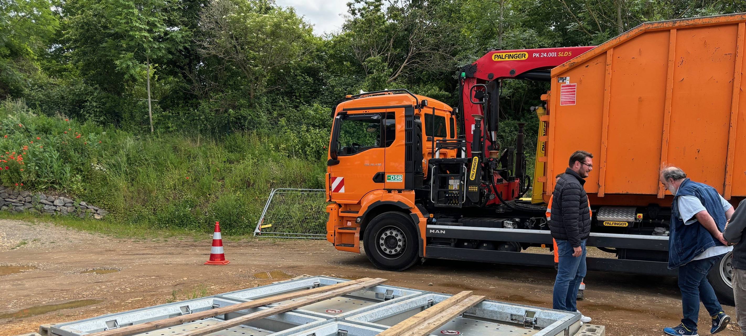 Erstes Unterflur-Müllsystem in Düren entsteht