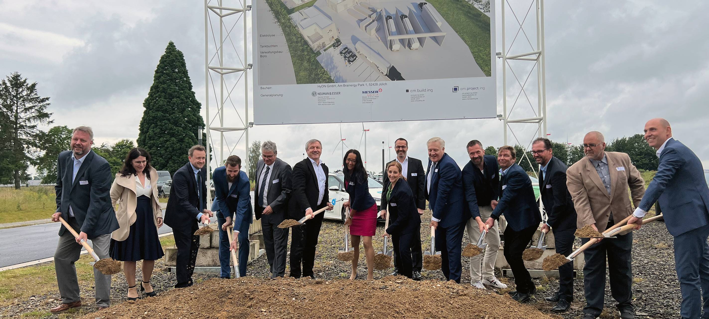 Neue Wasserstoff-Produktionsanlage in Jülich