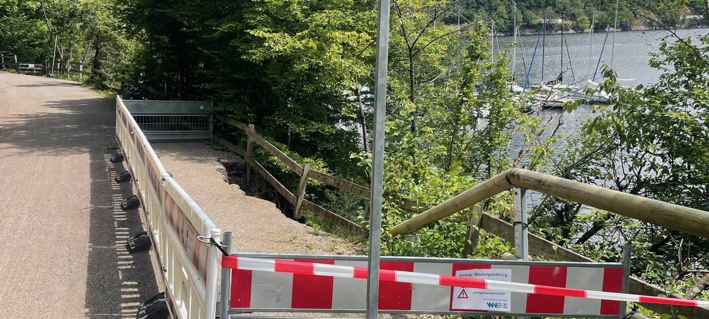 Hangrutsch am Rursee