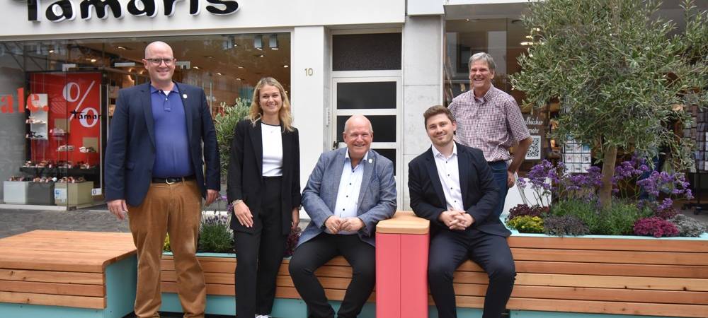 Neue Sitzmöglichkeiten in Dürener Innenstadt