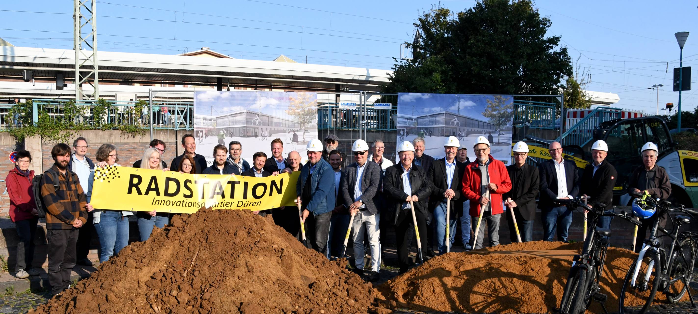 Baubeginn der neuen Radstation