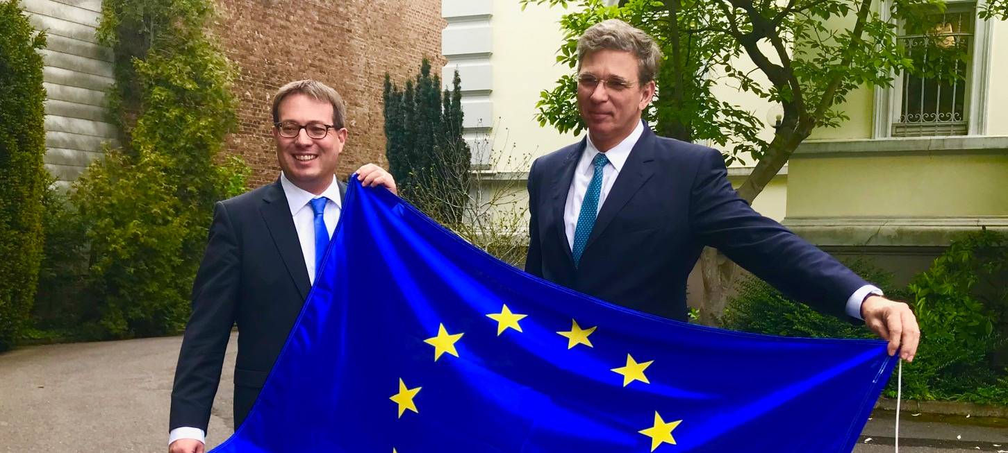 Stefan Cuypers (Geschäftsführer VIV) und Hans-Helmuth Schmidt (VIV Vorsitzender)