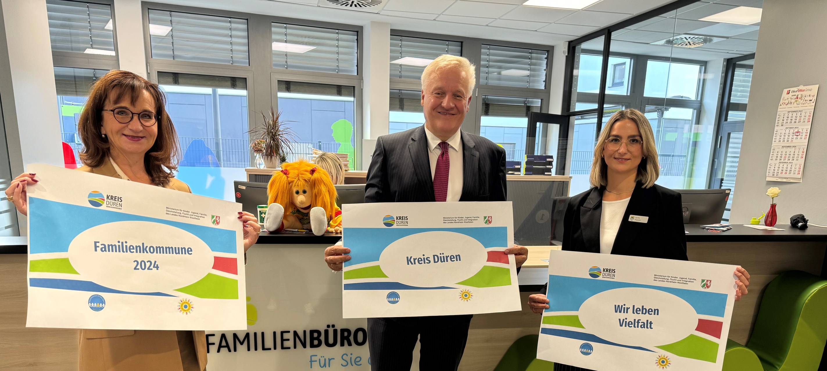 Kreis Düren erhält Auszeichnung als "Familienkommune 2024"