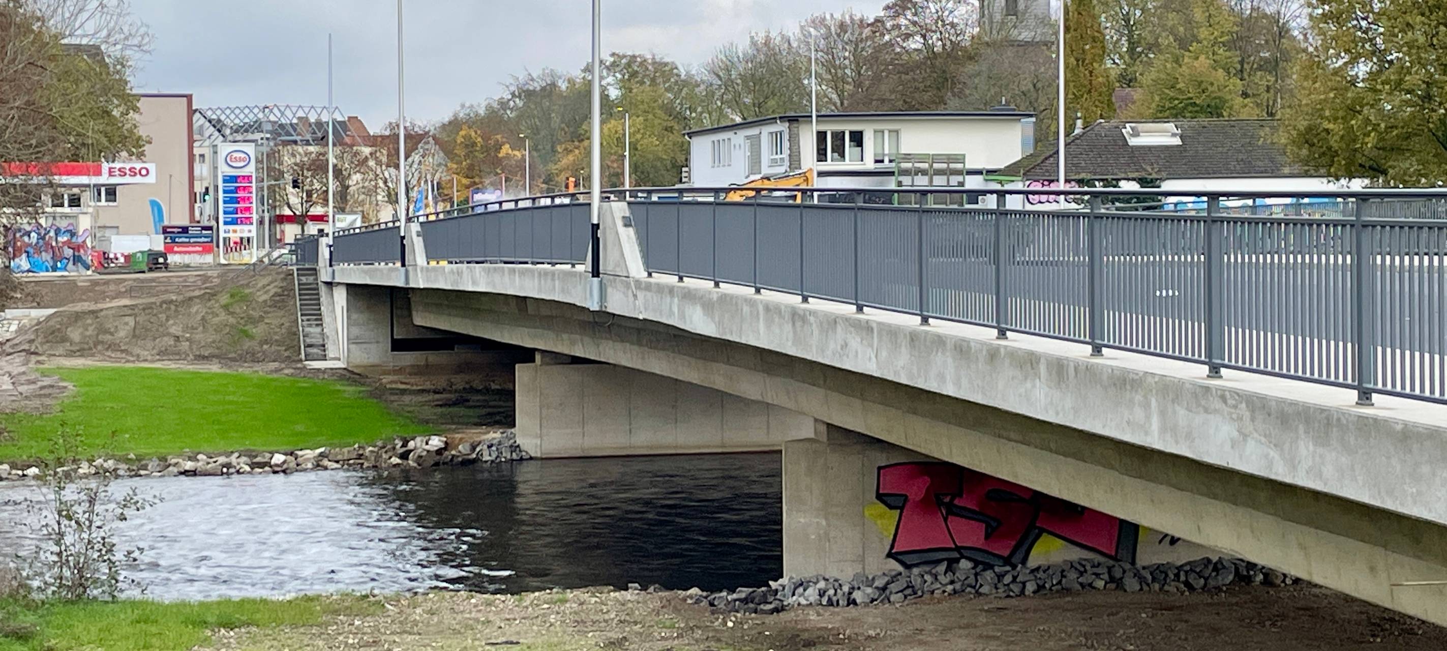 Rurbrücke in Jülich ist fertig