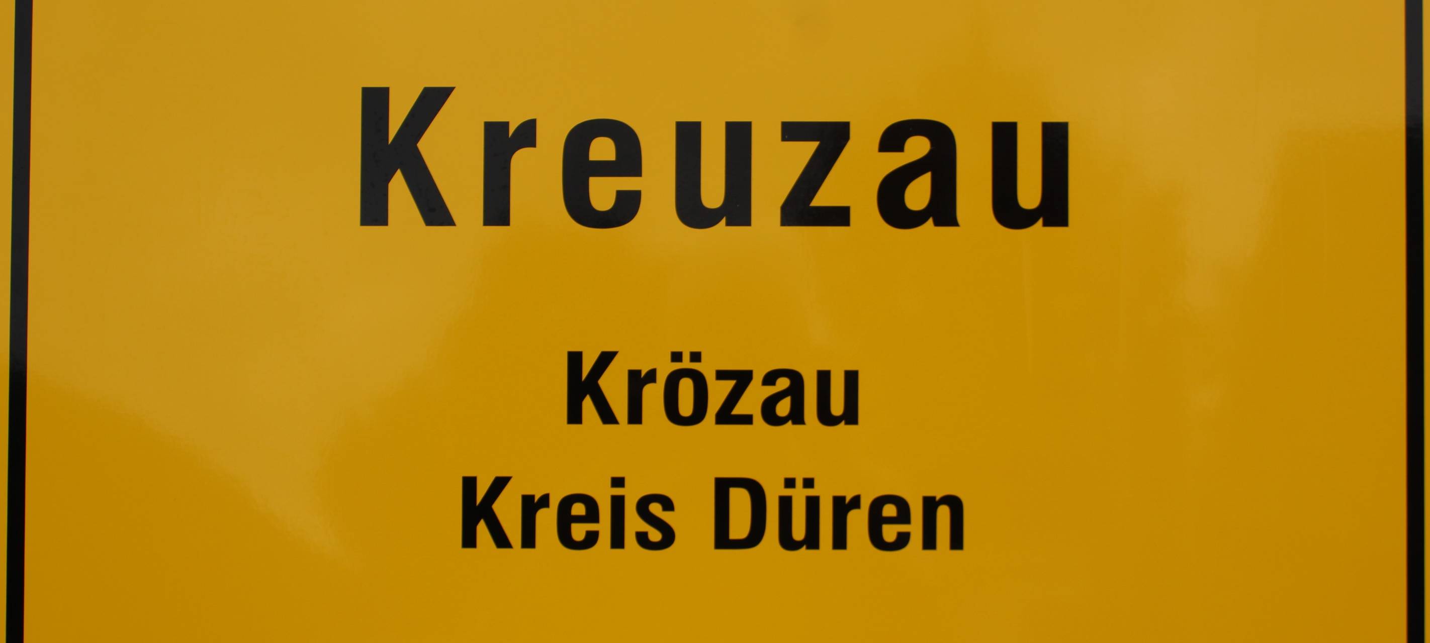 Ortsschilder sind weg