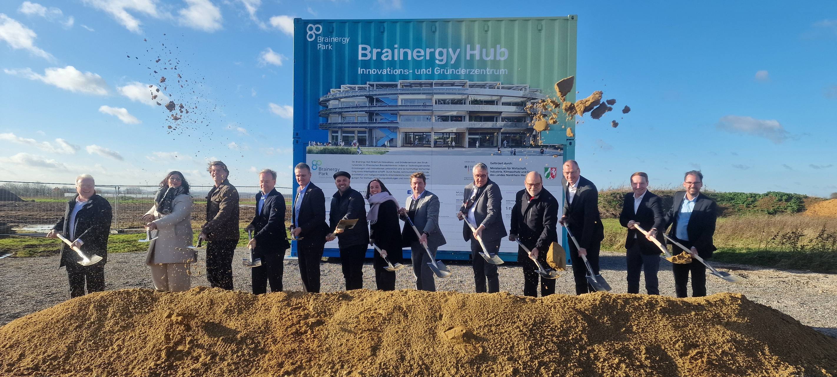 Spatenstich für den Brainergy Hub in Jülich