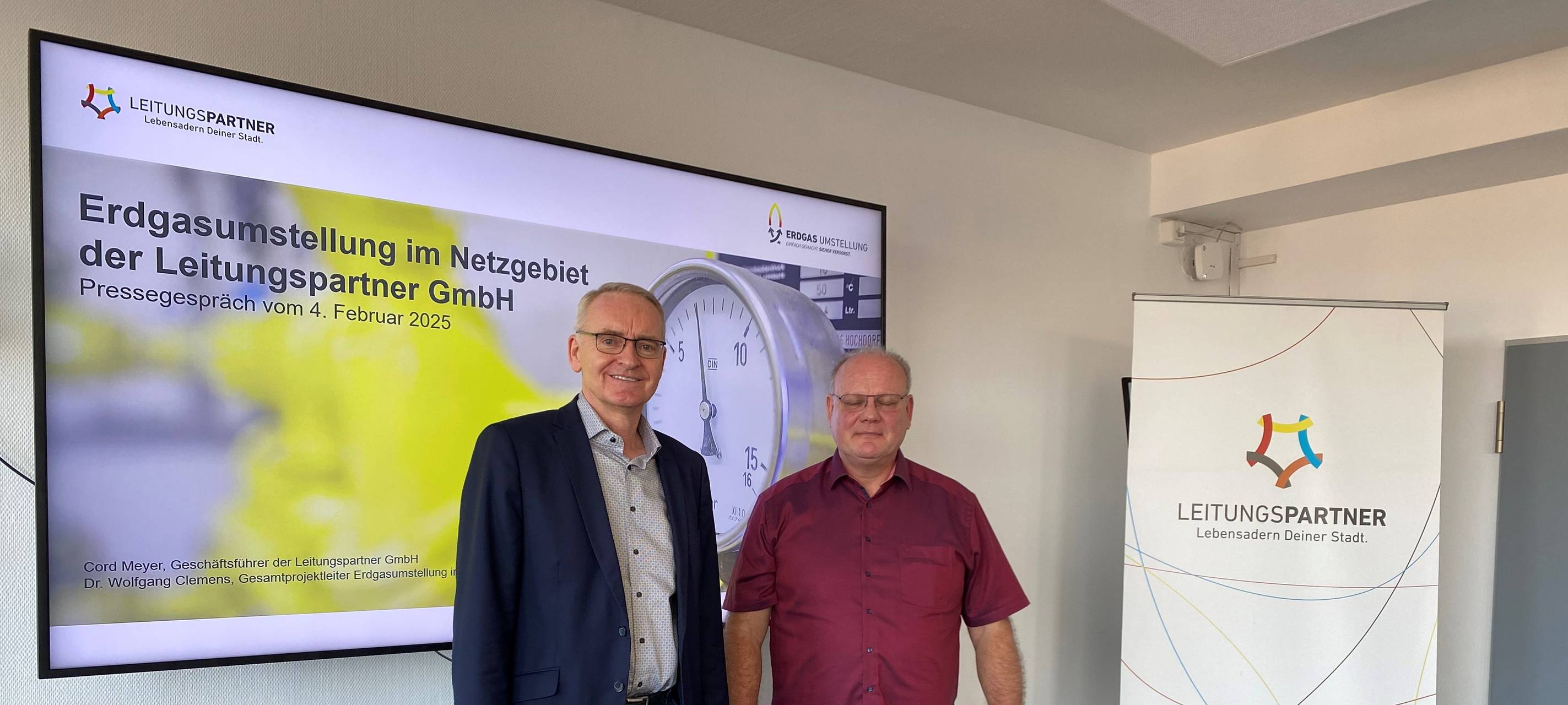 Umstellung der Erdgasqualität in Düren und Merzenich