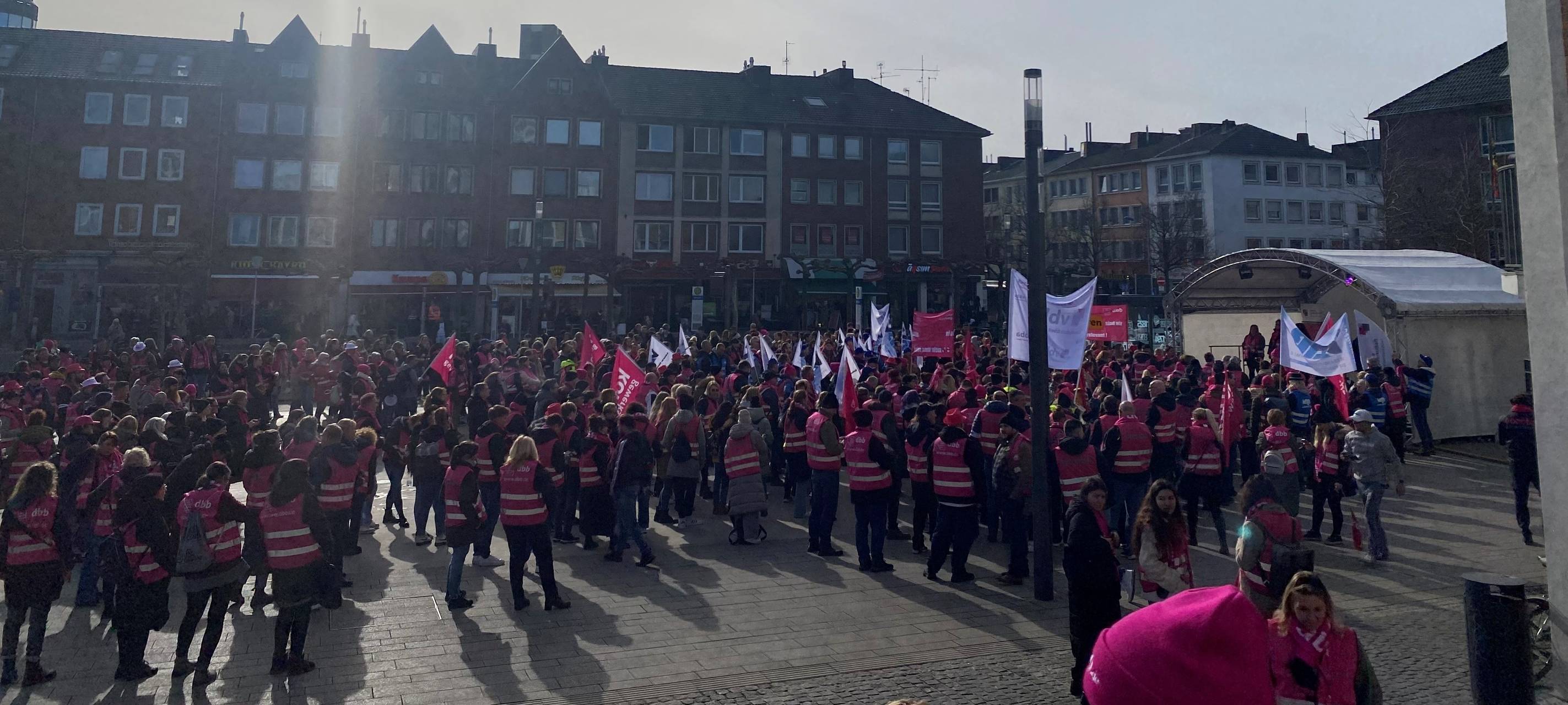 Streik der komba gewerkschaft sorgt für Einschränkungen