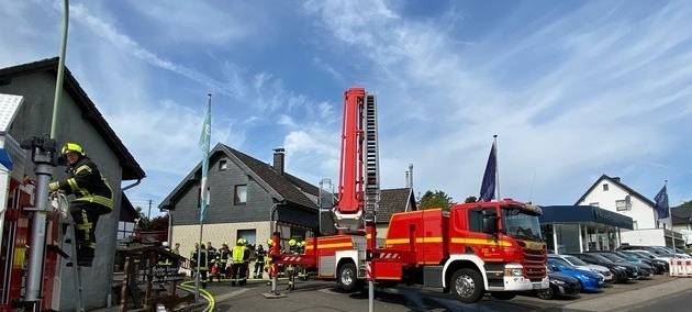 Nideggen: Brand in Schreinerei
