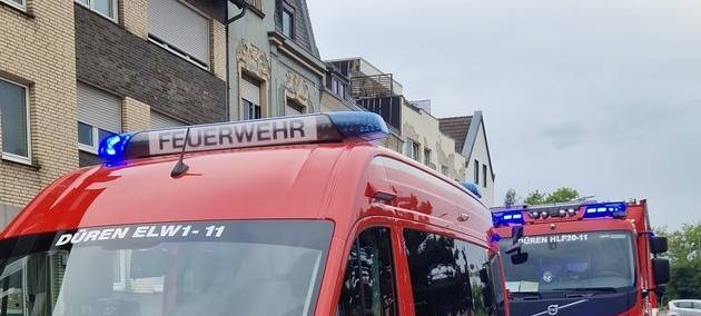 Feuerwehreinsatz in Düren-Birkesdorf