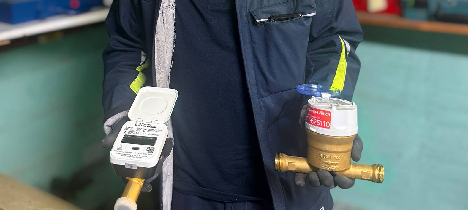 Neue, digitale Wasserzähler der Stadtwerke Jülich