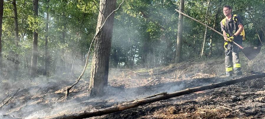 Waldbrand bei Nideggen-Schmidt