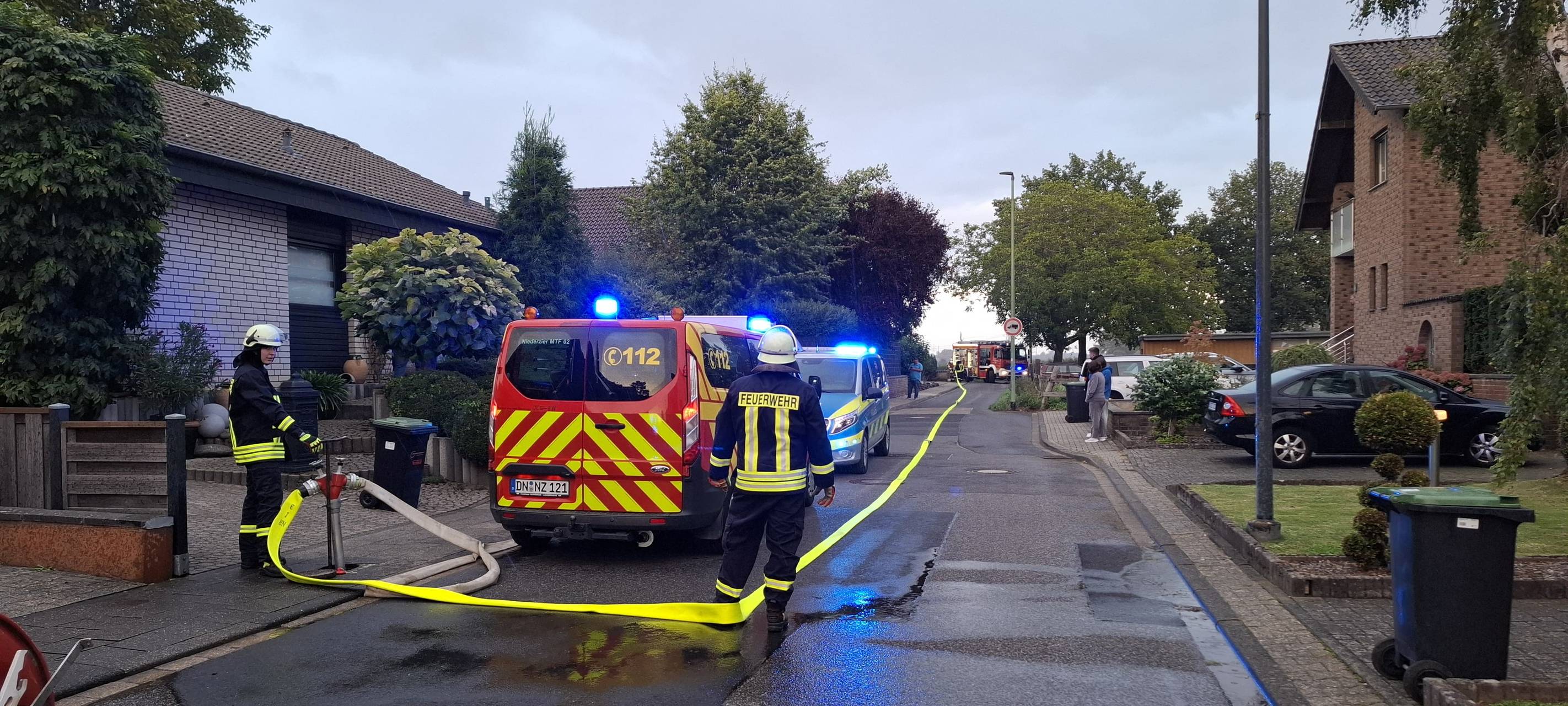 Garagenbrand in Niederzier-Oberzier