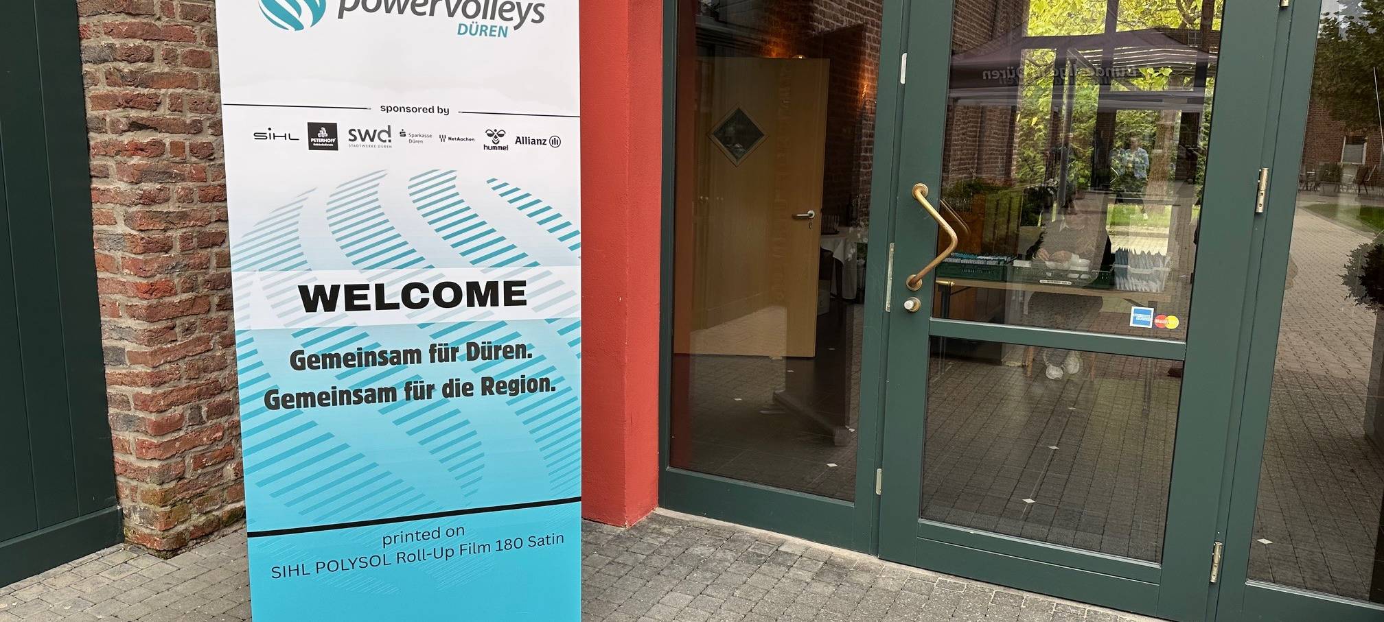 Viele Gäste beim Sponsorenempfang der Powervolleys