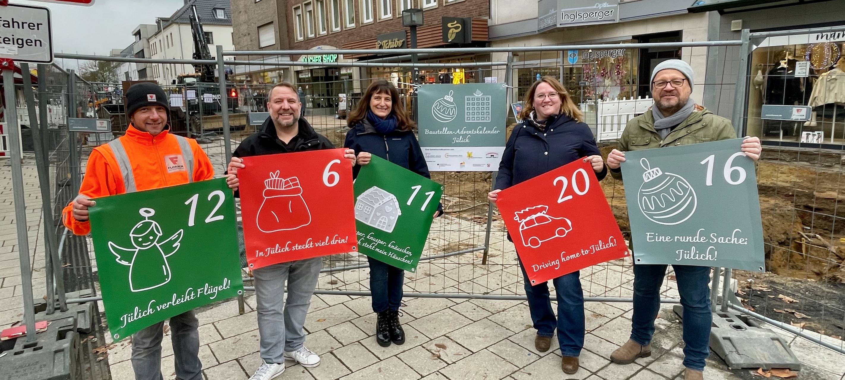 Baustellen-Adventskalender in Jülich