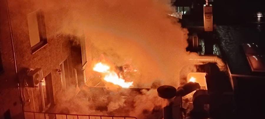Brand am Kaiserplatz in Düren