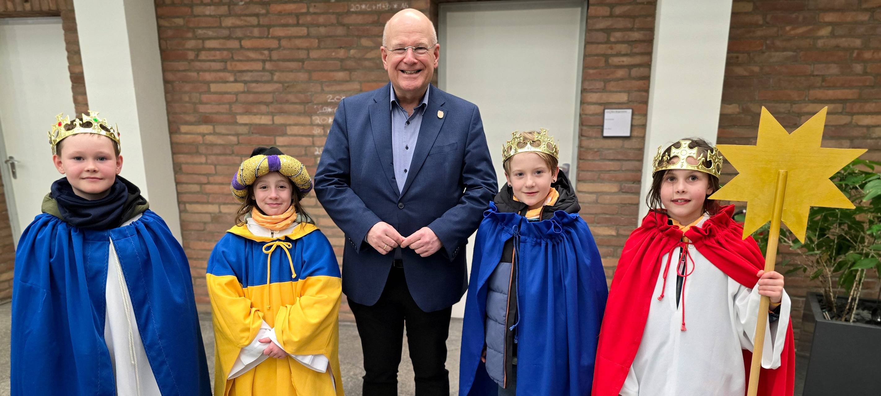Sternsinger im Rathaus Düren