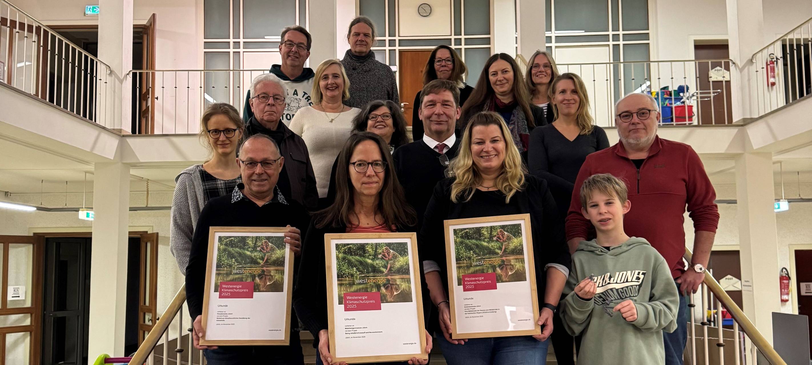 Klimaschutzpreis in Jülich vergeben