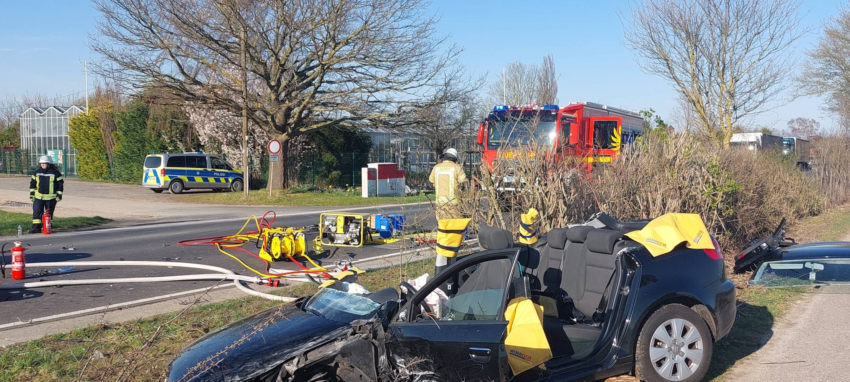 Drei Verletzte bei Unfall in Merzenich