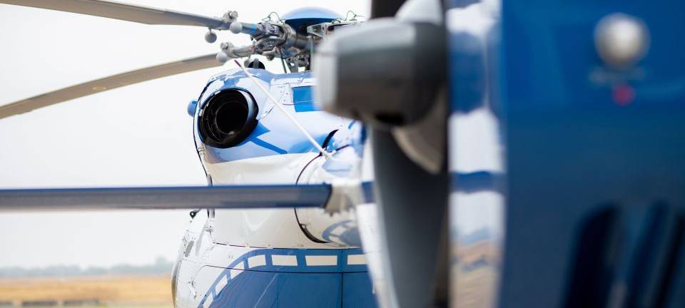 Hubschrauber über Echtz