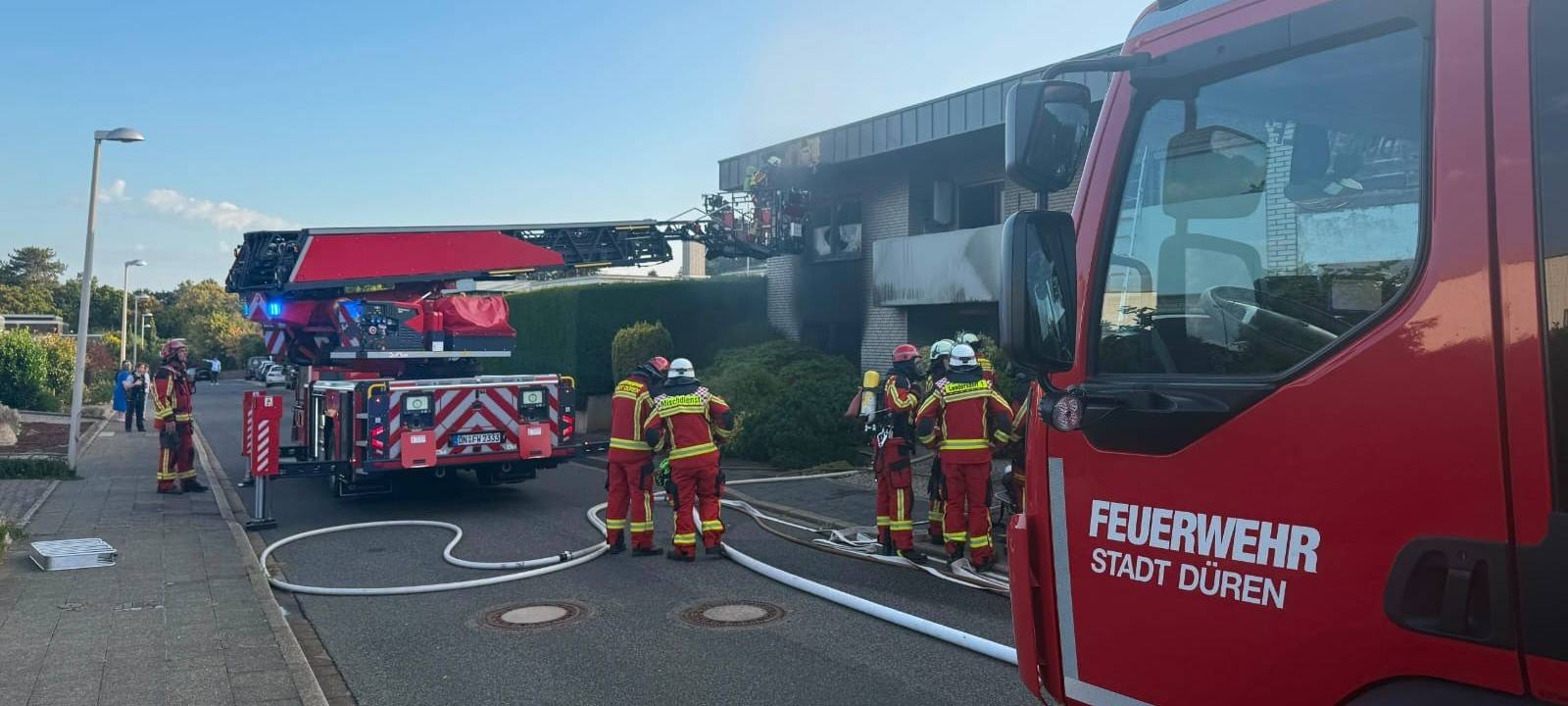Wohnungsbrand in Düren