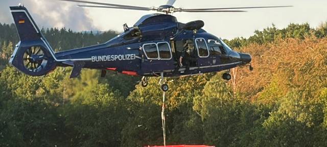 Waldbrand im Hürtgenwald: Bundeswehr verstärkt Löscharbeiten