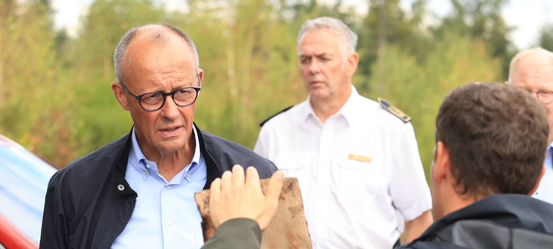 Bundeskanzler Merz besucht Hürtgenwald