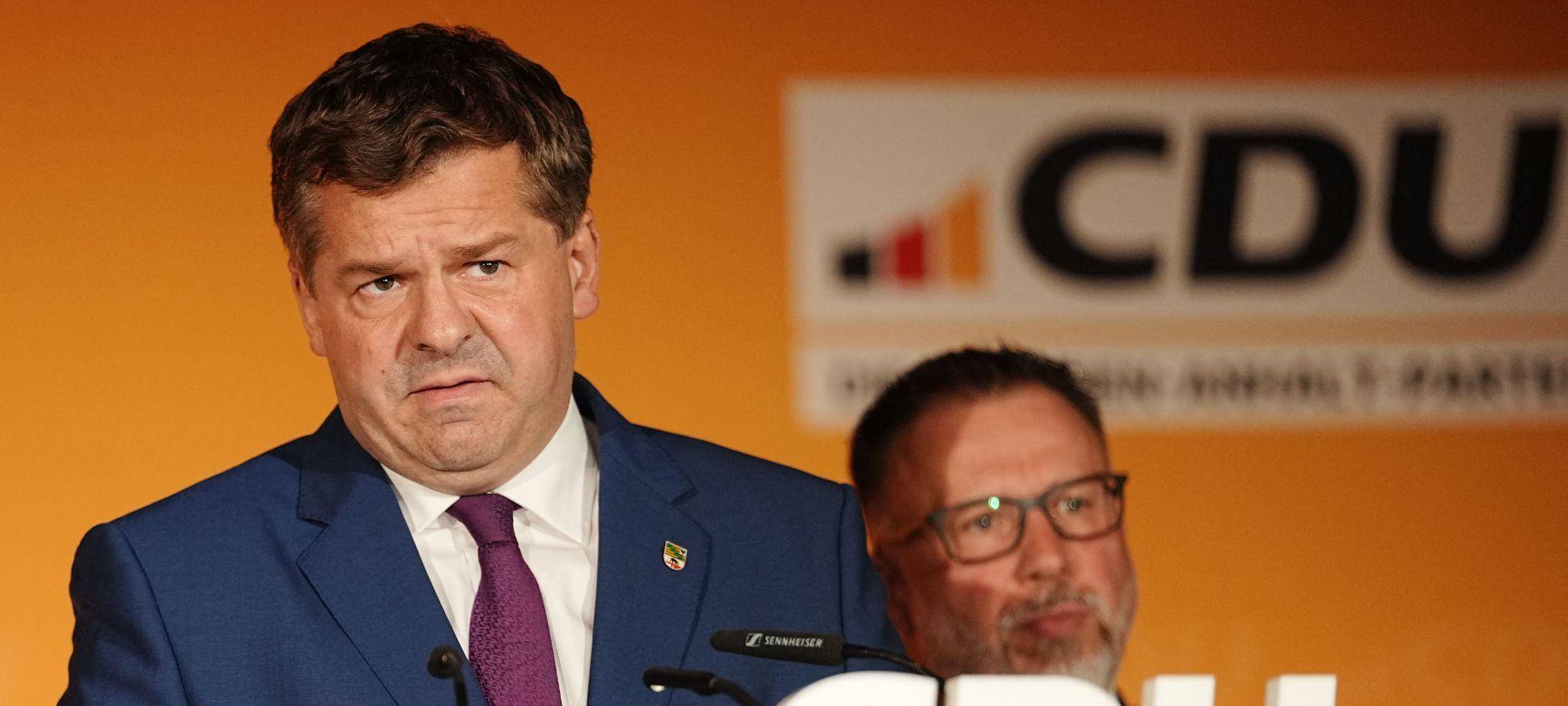 Landtagswahl in Sachsen-Anhalt - CDU-Wahlparty