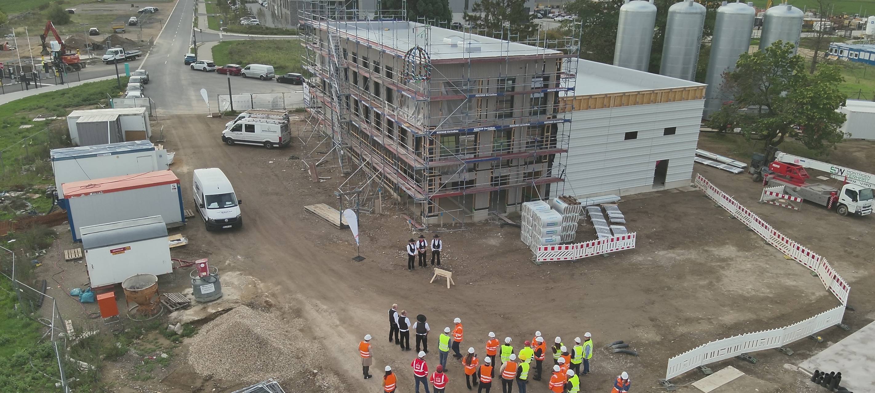 Richtfest für Energiezentrale im Brainergy Park