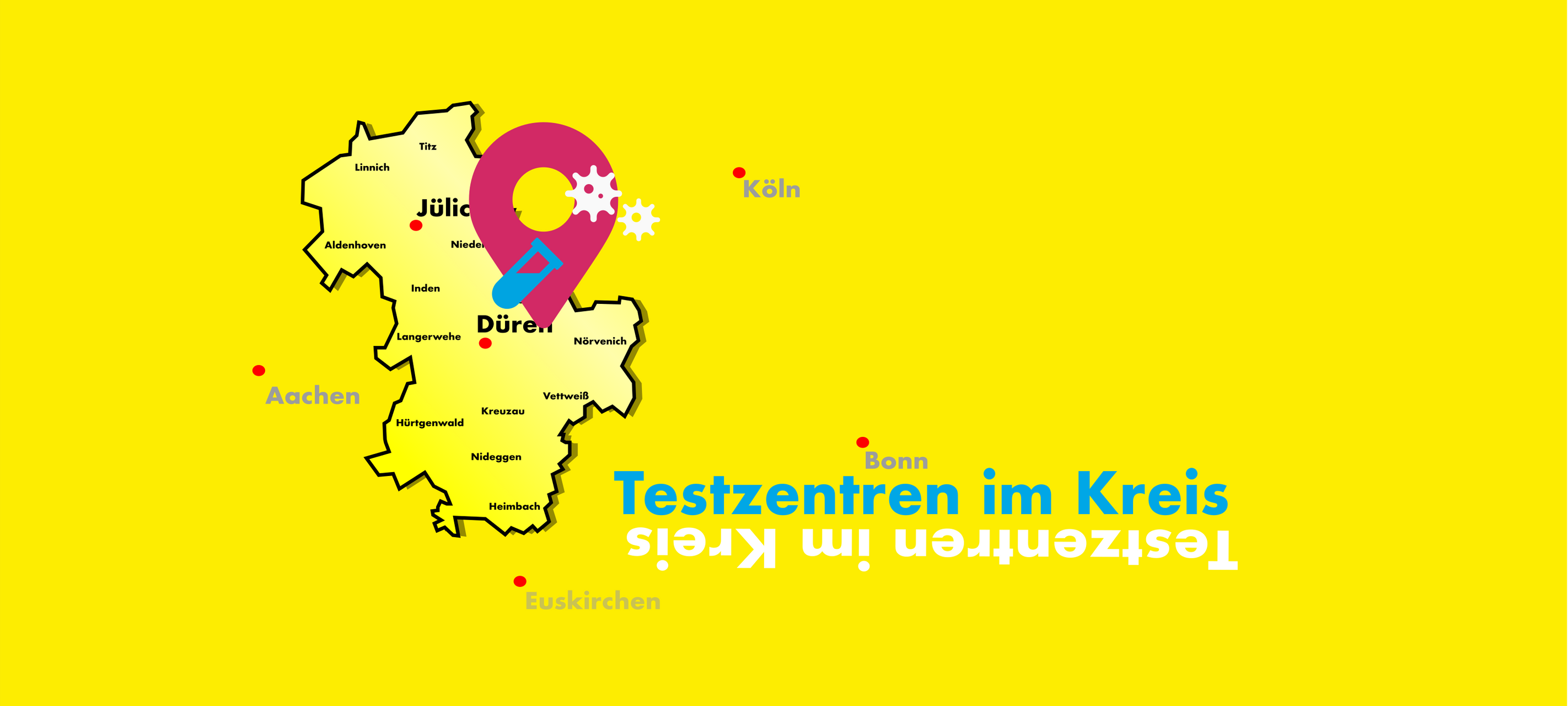 Schnelltestzentren im Kreis Düren