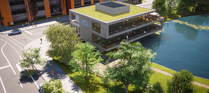 Baustart am Schwanenteich in Jülich