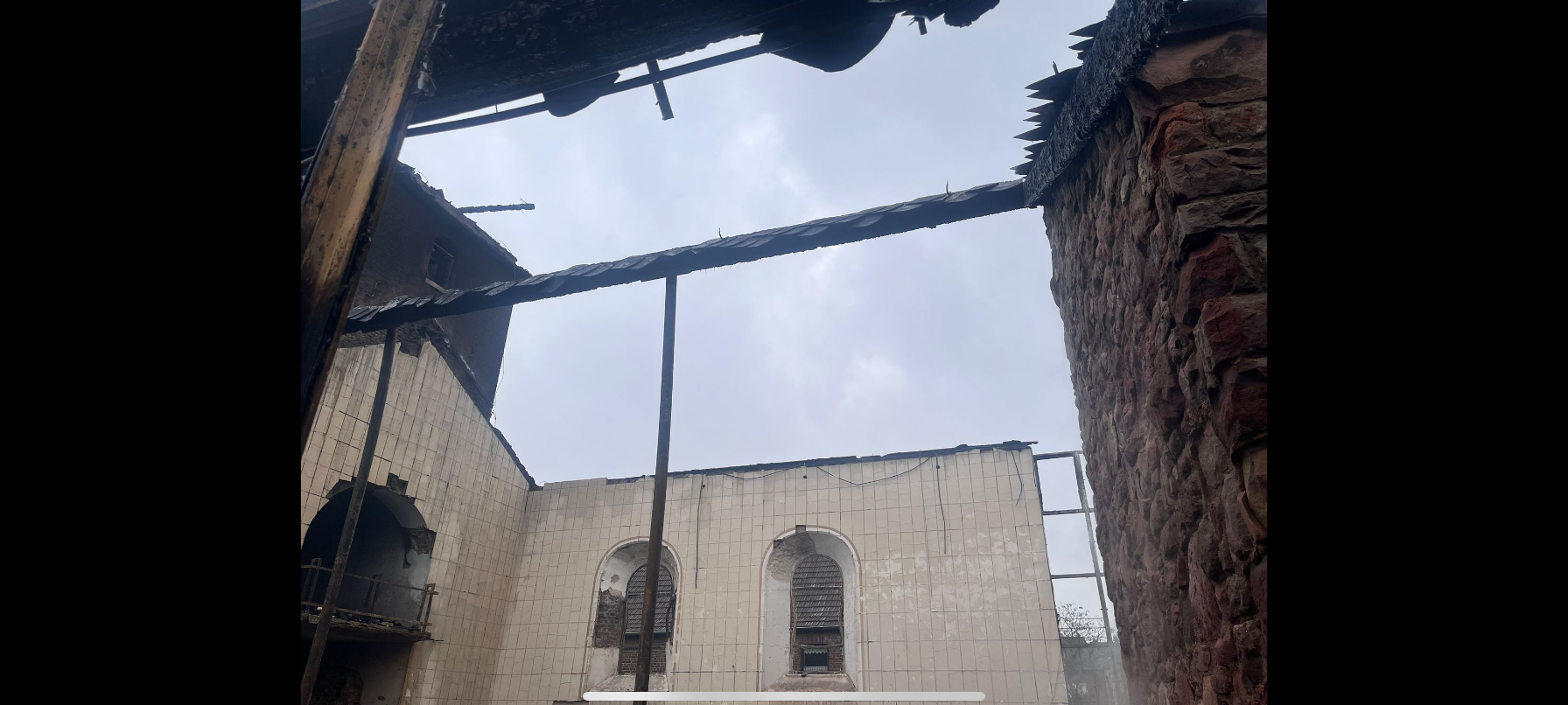 Brand in Alt-Morschenich