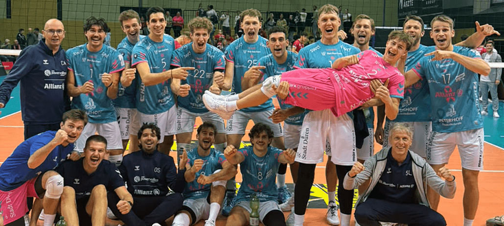 SWD powervolleys Düren starten mit klarem Sieg