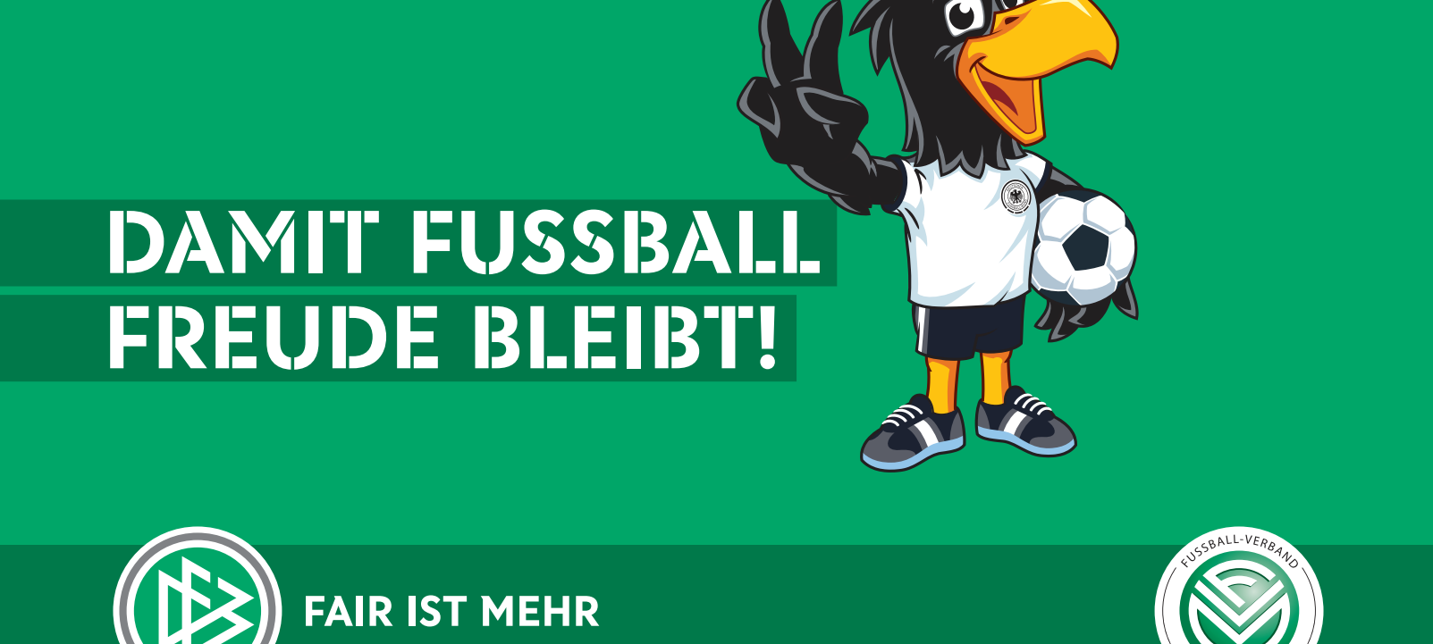 Fußballverband wirbt für Fair Play