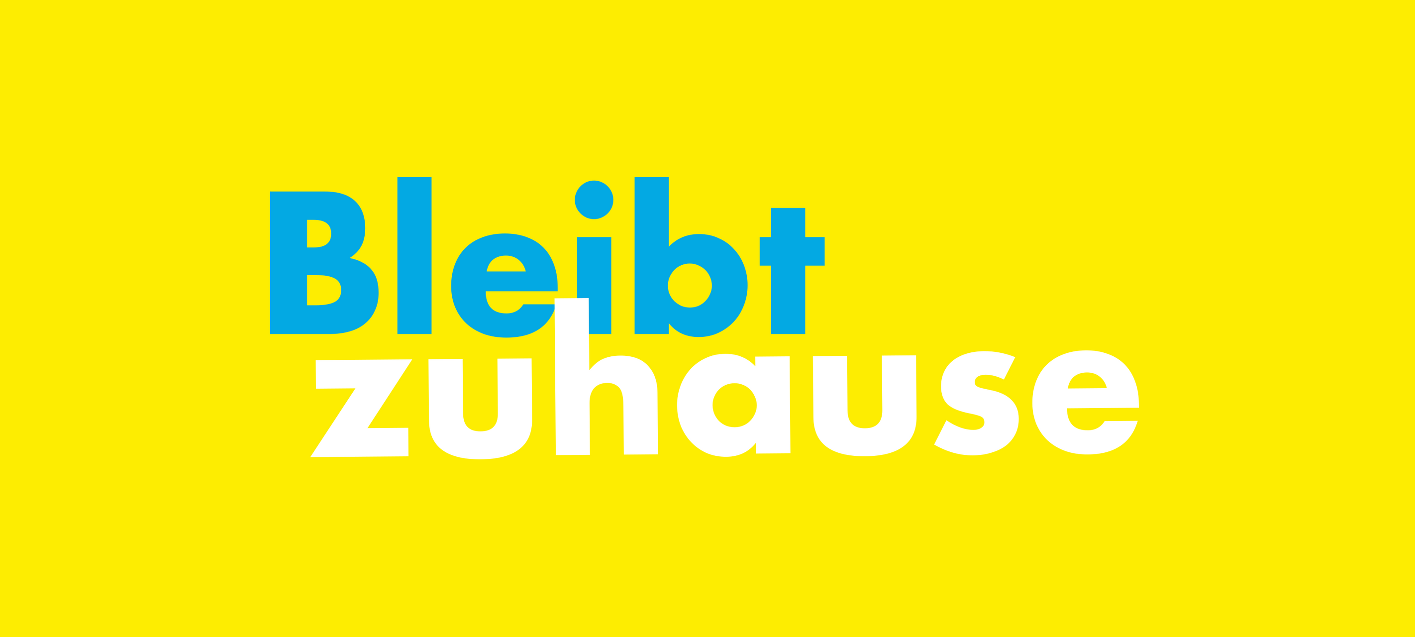 Appell an die Bevölkerung